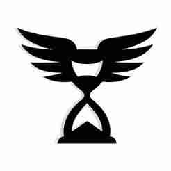 hourglass with wings 1 - 2D/3D Wall Art STL+SVG For CNC Router, Plasma, Waterjet, Laser & 3D Printer
