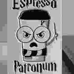 Hueforge Harry Potter Espresso Patronum without AMS