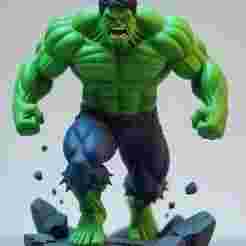 Hulk 01 / fan art / art toy / magic makes
