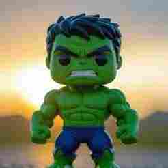 Hulk 01 / funko pop / fan art / art toy / magic makes