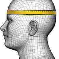 Human head measurements (S,M,L)