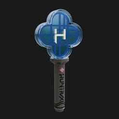 Huntrix Lightstick Kpop Demon Hunters Fan Art