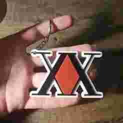 HxH Logo Keychain (NO AMS) FREE ON MAKERWORLD