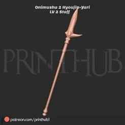 Hyoujin-Yari Level 2 – Onimusha 2 Inspired Ice Spear – 3D Printable Staff Prop