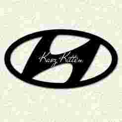 Hyundai Auto Logo Car Symbol Wall Art Home Decor