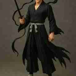 Ichigo Kurosaki Bankai Statue – Bleach 3D Model (STL)