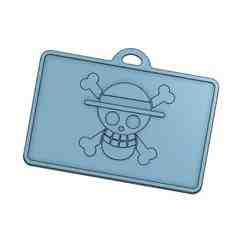 ID Card Holder (Straw Hats)