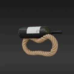 Illusion Wine Bottle Holder - Unique Gift for Wine Lovers
