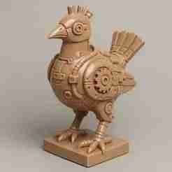 Industrial chicken Sculpture