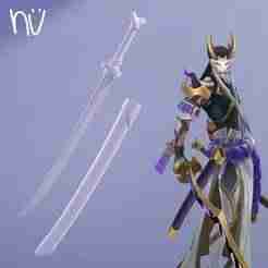 Ink Shadow Yone’s Katana & Sheath