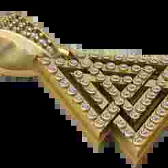 Interlocking Triangle Charm 3D Printable Model