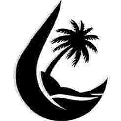 island with a palm tree 2 - 2D/3D Wall Art STL+SVG For CNC Router, Plasma, Waterjet, Laser & 3D Printer