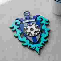 J1 Kawasaki Frontale keychain badge color printable and renderable