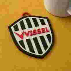 J1 Vissel Kobe keychain badge color printable and renderable