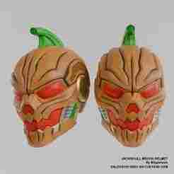 Jack skull mask helmet wearable halloween costume stl free