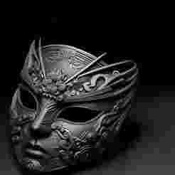 Japanese Inspired Ornamental Face Cover