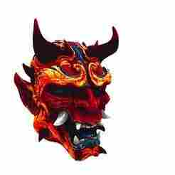 Japanese Oni Mask – 3D Printable Demon Mask