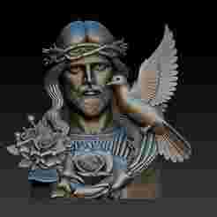 JESUS BUST SCULPTURE 2
