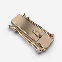 Jewelry CLASP Lock box for necklace 6mm STL ready to Print