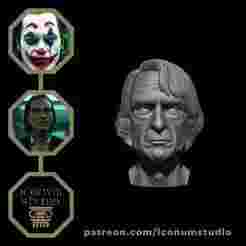 Joaquin Phoenix as Joker (Arthur Fleck & Clown Version) – 3D Printable Bust Pack STL & OBJ
