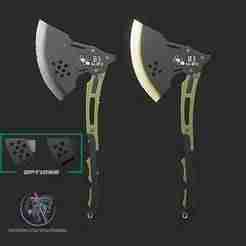 Kaiju Killer Axe 3D Printer File STL