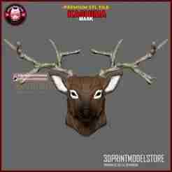 Kashima Mask - Sakamoto Days - Kashima Reindeer Head Cosplay Helmet