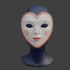 Kawaii Heart Mask