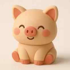 🐷 Kawaii Pig Keychain - 2 Variants
