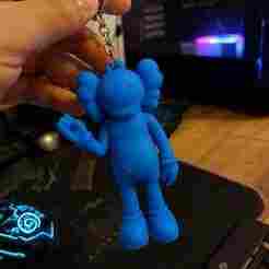 Kaws Greeting Keychain