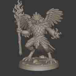 Kenku War Mage – Birdfolk Sorcerer 3D Print Model