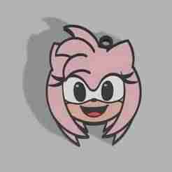 Key ring Amy Rose - Sonic