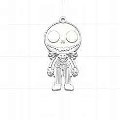 Key ring Jack Skellington - Jack's Strange World