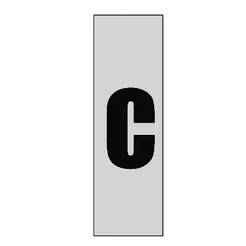 Keychain Car License Plate Letter c