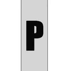 Keychain Car License Plate Letter P