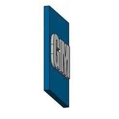 Keychain Car Plate Country GM