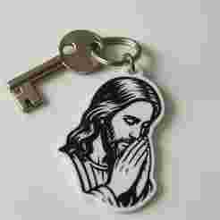 keychain depicting Jesus