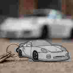 keychain features the Porsche 911