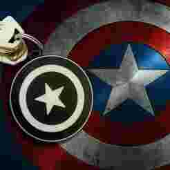 keychain inspired by Captain America
