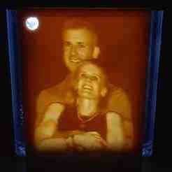 Keychain lithophane of Andy Byron and Kristin Cabot Coldplay kiss cam