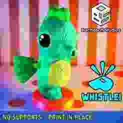 Keychain Whistle - Cute Sea Horse