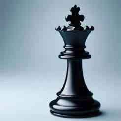 King of Chess Castle 3D Print Showpiece, Decorative Statue