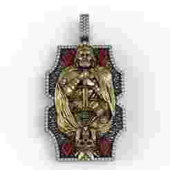 King Playing Card Pendant