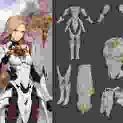 Kisara - Tales of Arise - Cosplay Armor - EVA Foam Template - PDO + PDF Pepakura Pattern