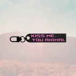 Kiss Me You Animal Keychain My Chemical Romance Na Na Na Na Na Na