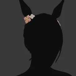 Kitasan Black hair clip Cosplay Accessories  Uma Musume