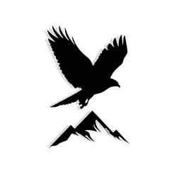 kite turning into a mountain peak 2 - 2D/3D Wall Art STL+SVG For CNC Router, Plasma, Waterjet, Laser & 3D Printer