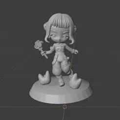 KPop Demon Hunters / Las Guerreras K-Pop Zoey whit base