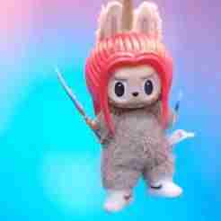 Labubu Accessories Toys - Mira Set Cosplay (Hair - Weapon - lightstick) KPop Demon Hunters
