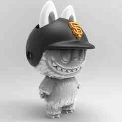 LABUBU BASEBAL HELMET SAN FRANCISCO GIANTS
