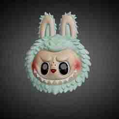 Labubu Mask Cosplay 3D